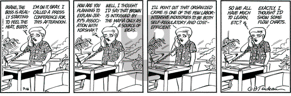 Doonesbury on Monday July 16, 1979 Comic Strip