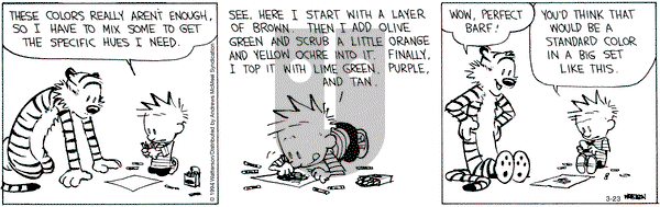 Calvin and Hobbes - Saturday March 23, 2024 Comic Strip