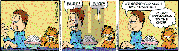 Garfield on Tuesday July 6, 2010 Comic Strip