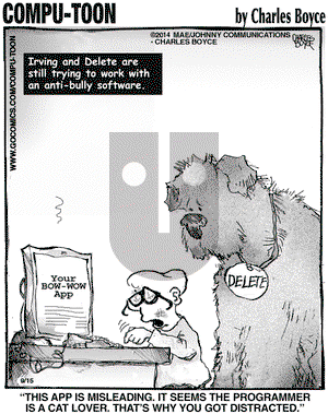 Compu-toon on Monday September 15, 2014 Comic Strip