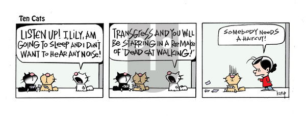 Ten Cats - Monday January 30, 2023 Comic Strip