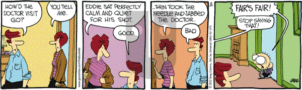 The Buckets on Wednesday February 29, 2012 Comic Strip