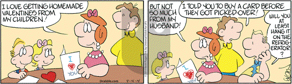 Drabble on Friday February 14, 2014 Comic Strip