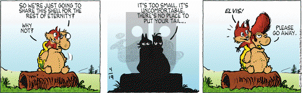 Over the Hedge on Thursday April 19, 2018 Comic Strip