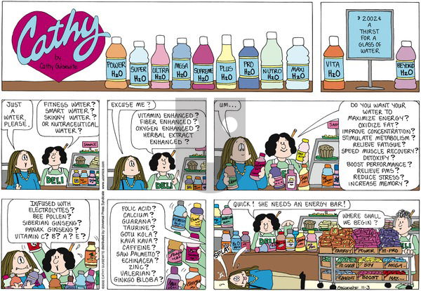 Cathy Classics on Sunday November 3, 2013 Comic Strip