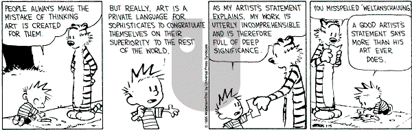 Calvin and Hobbes - Saturday July 15, 1995 Comic Strip