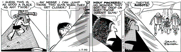Alley Oop on Thursday January 7, 1999 Comic Strip
