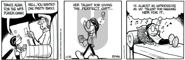 Grand Avenue on Friday December 26, 2003 Comic Strip
