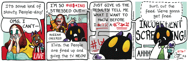 Breaking Cat News on Tuesday November 3, 2020 Comic Strip