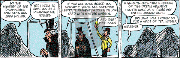 Cleats on Saturday February 9, 2008 Comic Strip