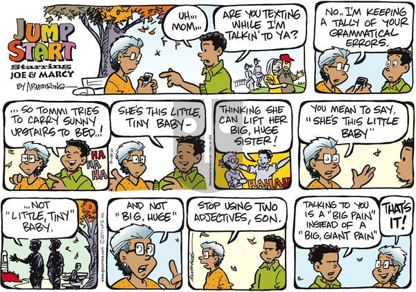 JumpStart on Sunday August 28, 2011 Comic Strip