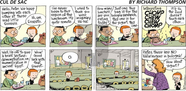 Cul de Sac on Sunday October 21, 2018 Comic Strip