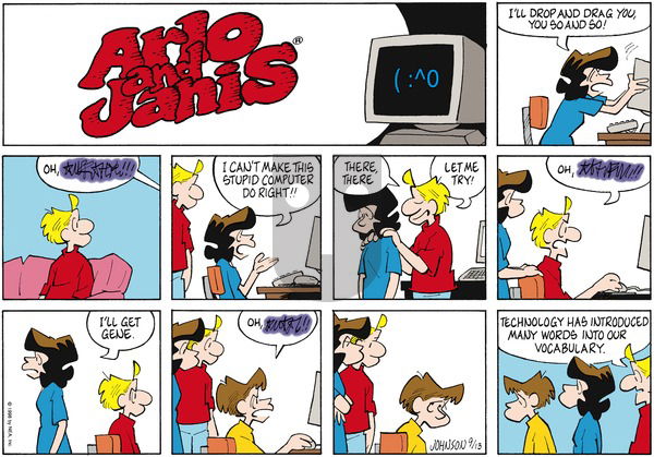 Arlo and Janis on Sunday September 13, 1998 Comic Strip