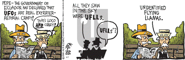 La Cucaracha on Monday April 7, 2008 Comic Strip
