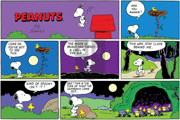 Peanuts - Sunday September 27, 1998 Comic Strip