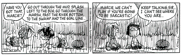 Peanuts on Thursday December 5, 1996 Comic Strip