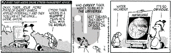 Over the Hedge on Wednesday July 9, 2003 Comic Strip
