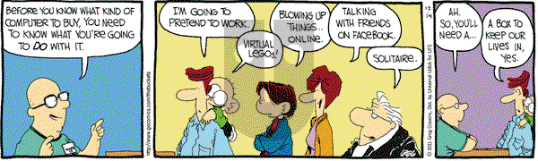 The Buckets on Wednesday December 14, 2011 Comic Strip
