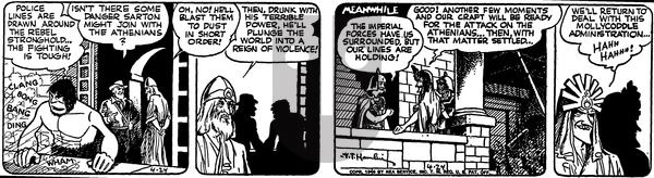 Alley Oop on Wednesday April 24, 1946 Comic Strip