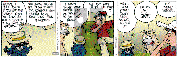 Get Fuzzy on Thursday January 9, 2014 Comic Strip