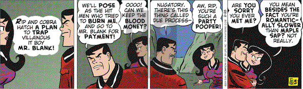 Rip Haywire - Monday February 28, 2011 Comic Strip