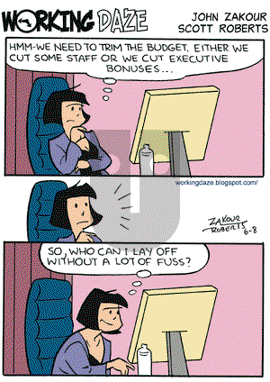 Working Daze on Monday June 8, 2009 Comic Strip