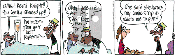 The Knight Life on Saturday September 14, 2019 Comic Strip