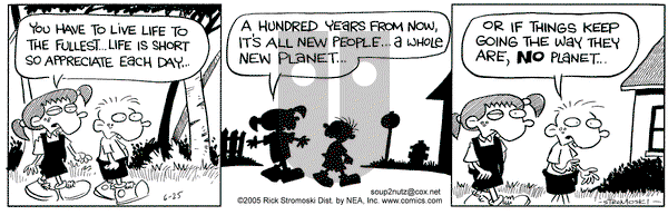 Soup to Nutz - Old on Saturday June 25, 2005 Comic Strip