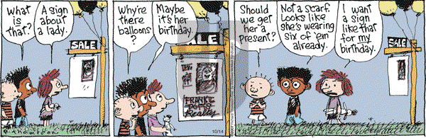 Cul de Sac on Saturday October 14, 2017 Comic Strip