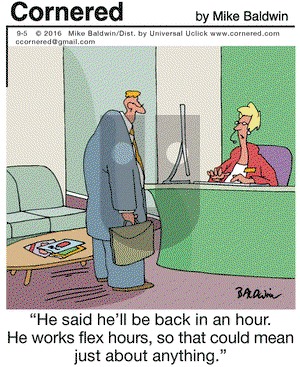 Cornered on Monday September 5, 2016 Comic Strip