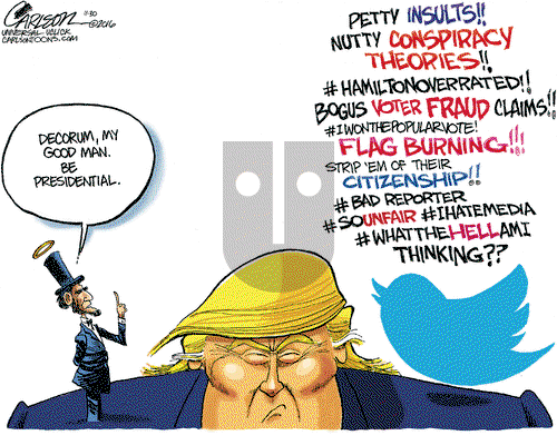 Stuart Carlson on Wednesday March 15, 2017 Comic Strip