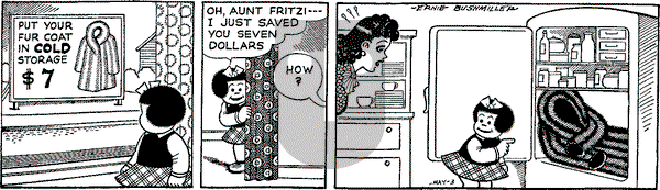 Nancy Classics on Thursday June 5, 2025 Comic Strip