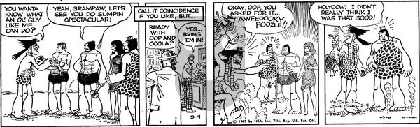 Alley Oop on Thursday September 4, 1969 Comic Strip