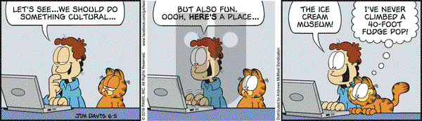Garfield on Tuesday June 5, 2018 Comic Strip