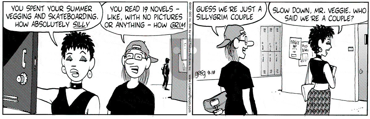 Luann - Tuesday September 18, 2001 Comic Strip