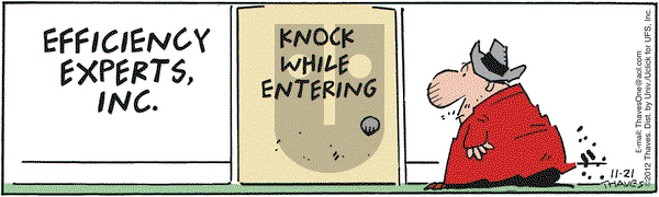 Frank and Ernest on Wednesday November 21, 2012 Comic Strip