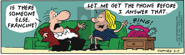 Frank and Ernest on Saturday May 7, 2005 Comic Strip