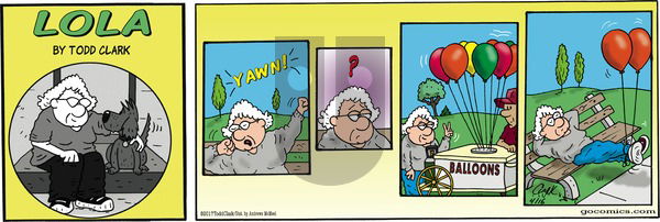 Lola on Sunday April 16, 2017 Comic Strip