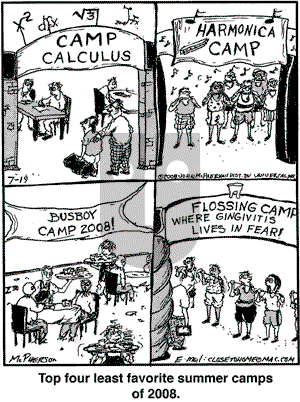 Close to Home on Saturday July 19, 2008 Comic Strip