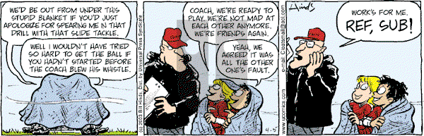 Cleats - Saturday April 5, 2003 Comic Strip