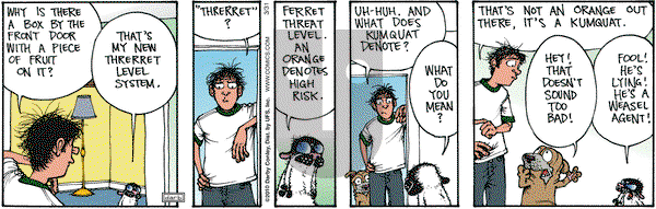 Get Fuzzy on Wednesday March 31, 2010 Comic Strip