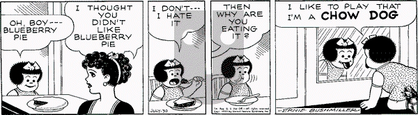 Nancy Classics on Thursday July 30, 2015 Comic Strip