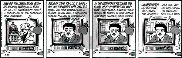 Doonesbury on Wednesday February 27, 1980 Comic Strip