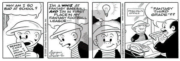 Nancy on Tuesday October 3, 2006 Comic Strip
