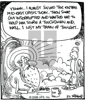 Reality Check on Tuesday August 5, 2008 Comic Strip