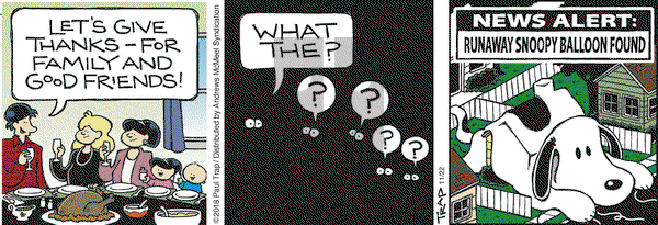 Thatababy on Thursday November 22, 2018 Comic Strip