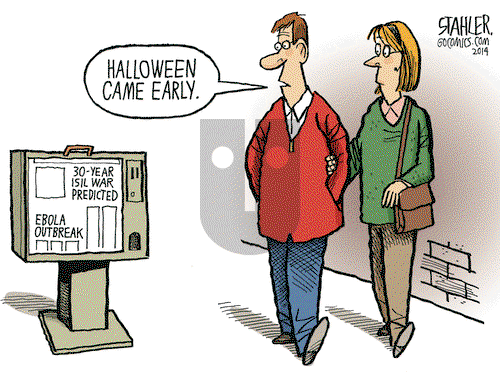 Jeff Stahler on Wednesday October 8, 2014 Comic Strip