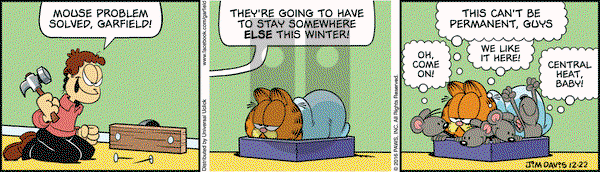 Garfield on Thursday December 22, 2016 Comic Strip