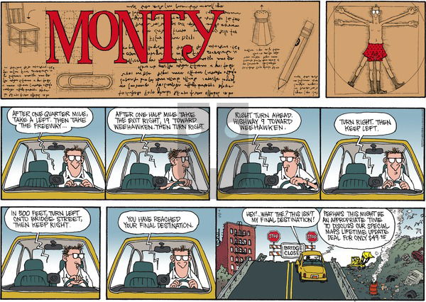 Monty on Sunday July 5, 2015 Comic Strip