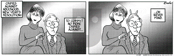 9 Chickweed Lane on Wednesday January 1, 2003 Comic Strip